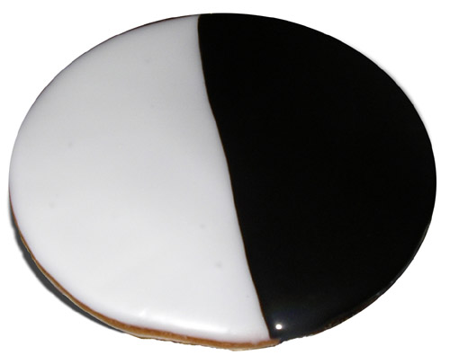 Black and white cookie