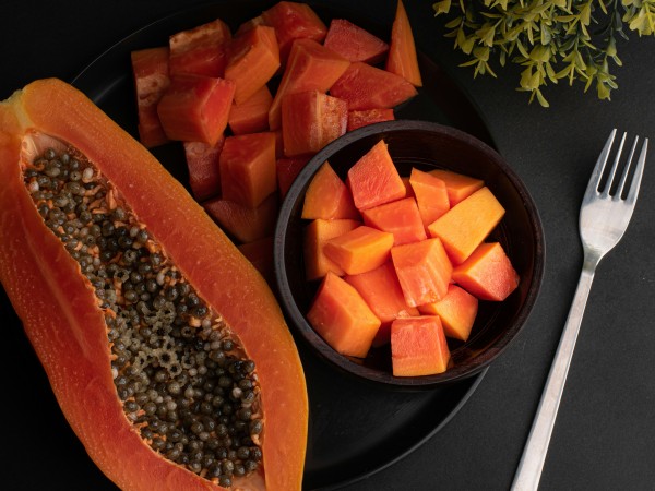 Papaya dessert