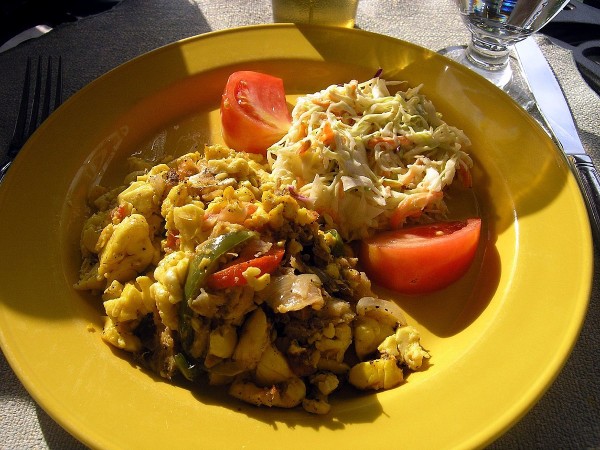 Ackee and saltfish