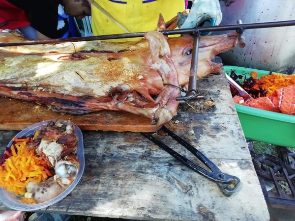 Chancho a la Cruz