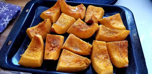 Baked pumpkin