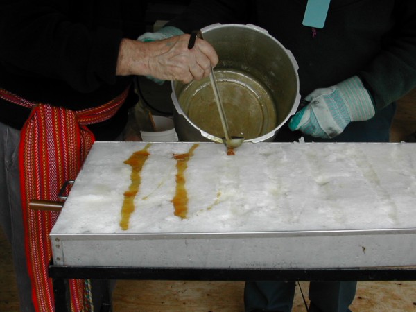 Maple taffy