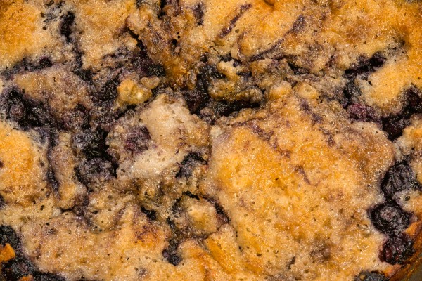 Blueberry cobbler