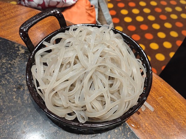 Cold sweet potato noodles