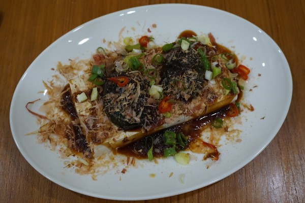 Tofu with century eggs