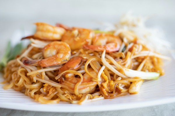 Fried noodles with mutton