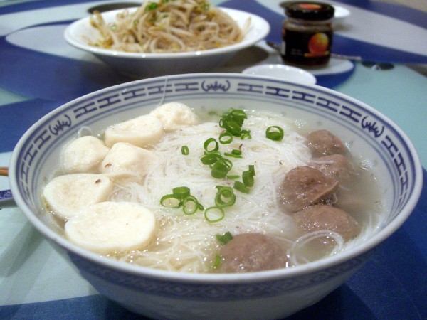 Fish ball soup