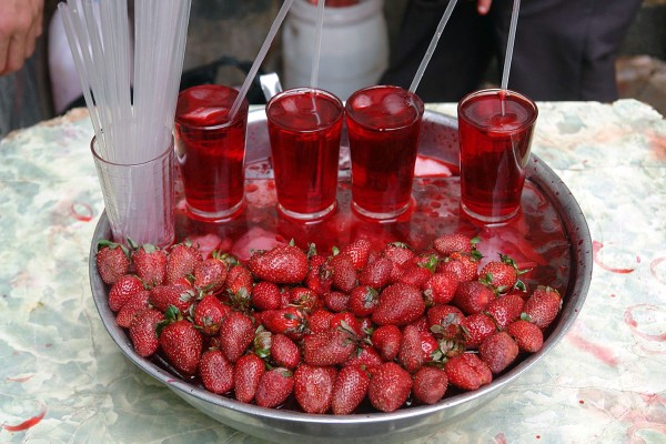 Strawberry juice