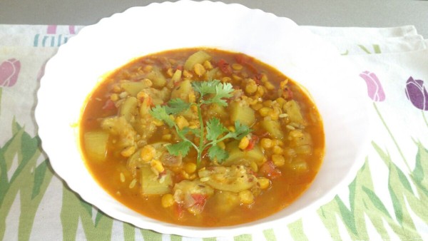 Lauki chana dal