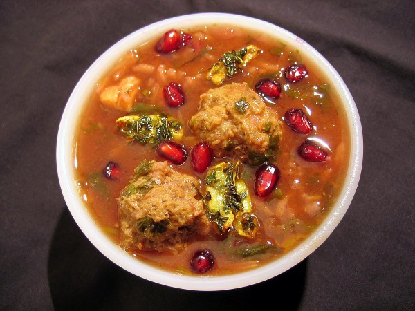 Pomegranate soup