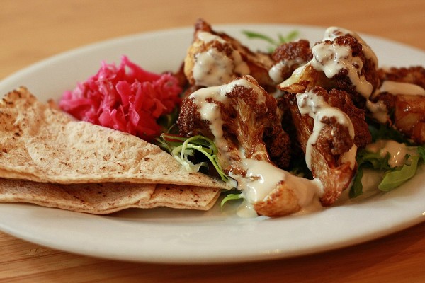 Cauliflower and tahini