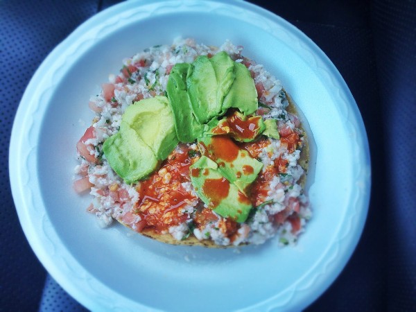 Tostadas de mariscos