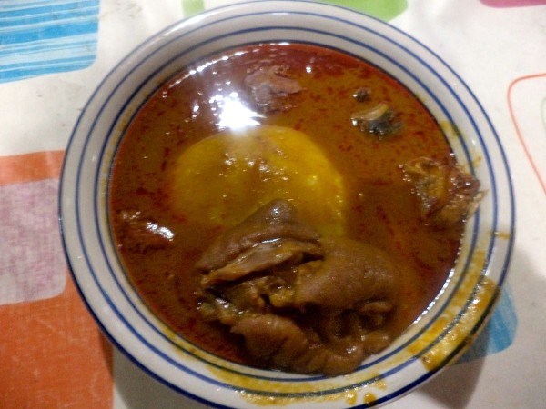 Palm nut soup