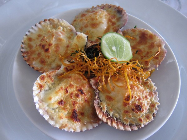 Conchitas a la parmesana