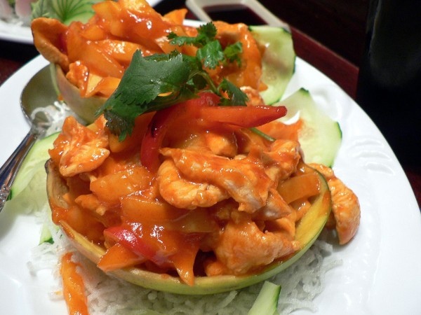 Mango ginger chicken