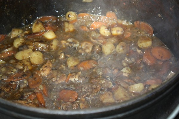 Stewed oxtail