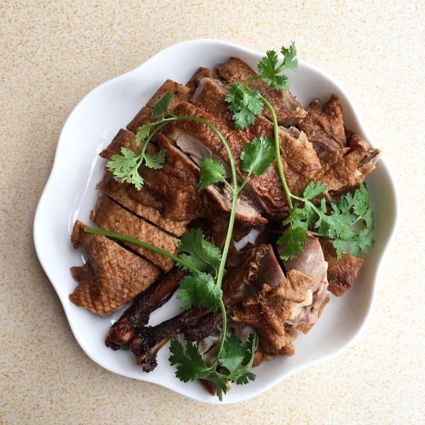 Braised duck