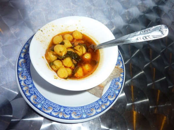 Espinacas con garbanzos