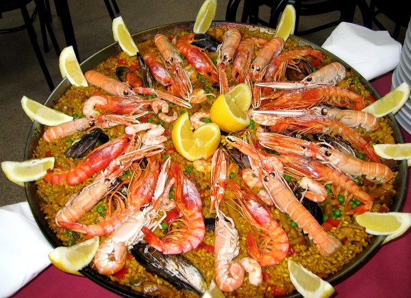 Paella de marisco