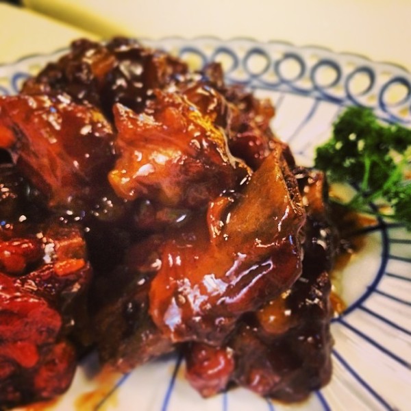 Sweet and sour spare ribs