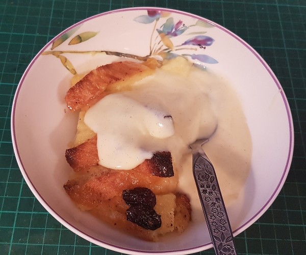 Brioche pudding