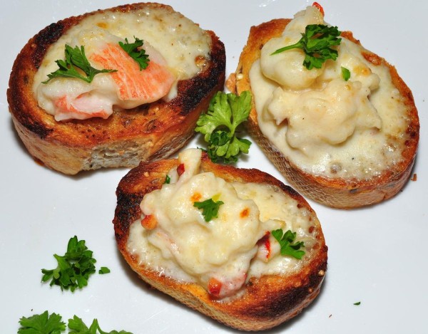 Crab toast