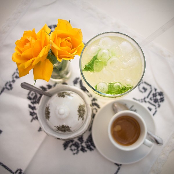 Sparkling elderflower presse