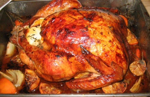 Brined turkey