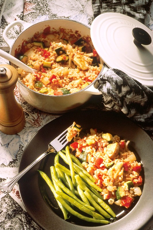 Chicken and rice casserole