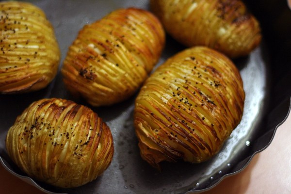 Hasselback potatoes