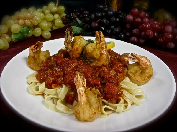 Shrimp fra diavolo