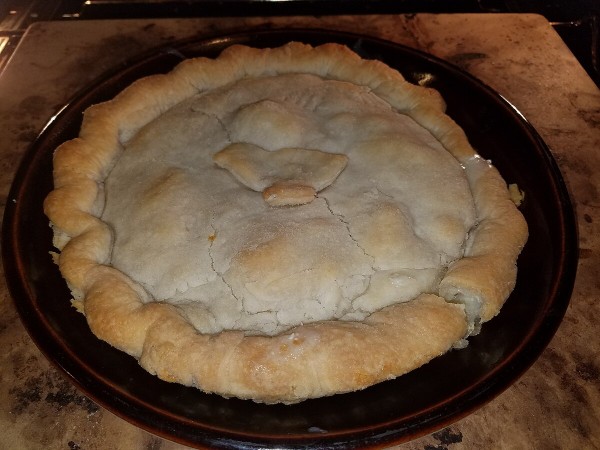 Moravian chicken pie