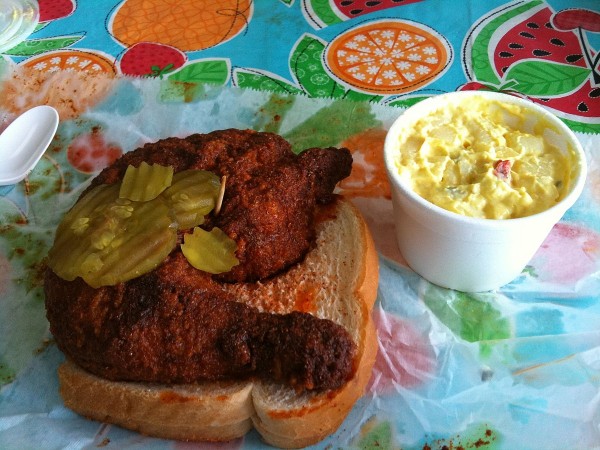 Nashville hot chicken