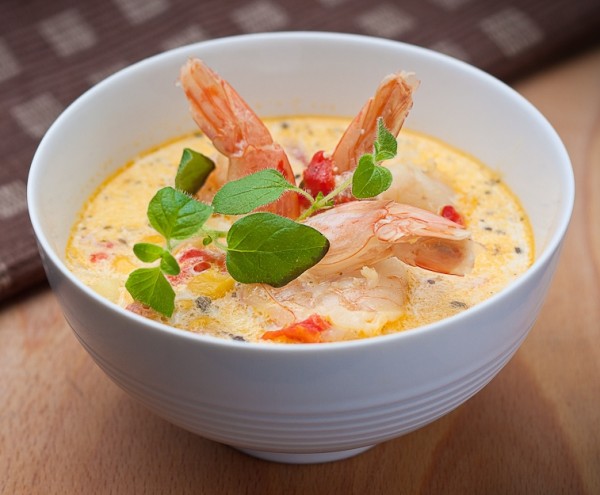 Shrimp and corn chowder