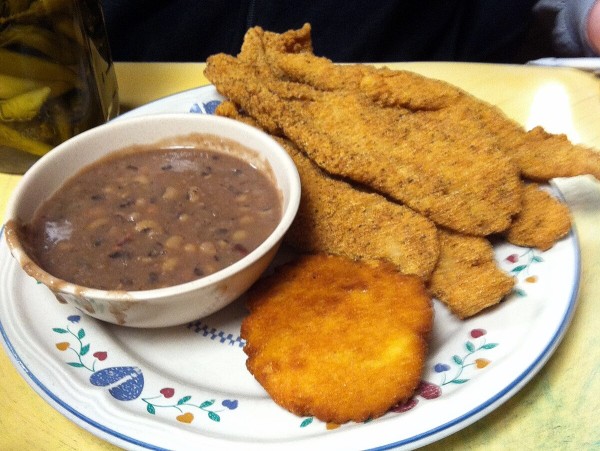 Fried cornbread