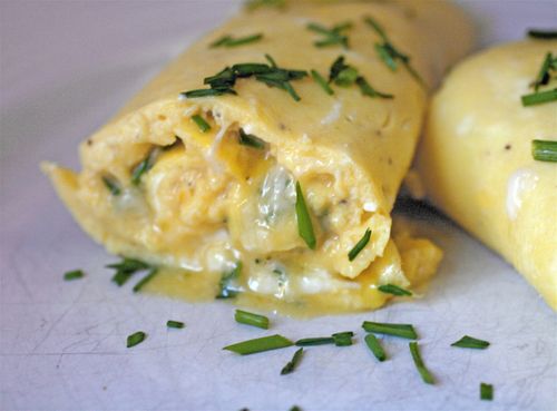 Swiss omelet with herbs